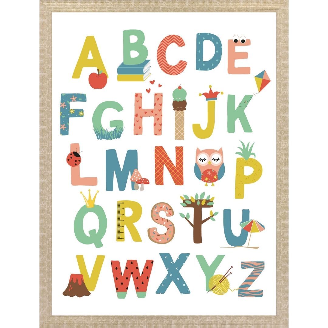 UV Alfabe Tablo 60x80cm