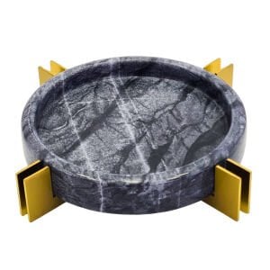 Mermer Küllük Siyah 20cm