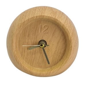 Küre Masa Saati Ahşap 10x12cm