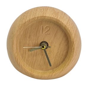 Küre Masa Saati Ahşap 10x12cm