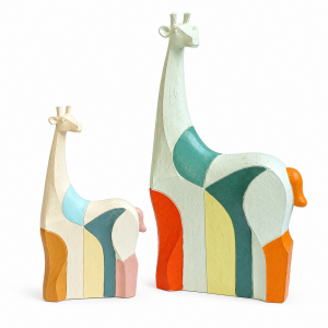 2li Set Paint Zürafalar Obje 20x34cm