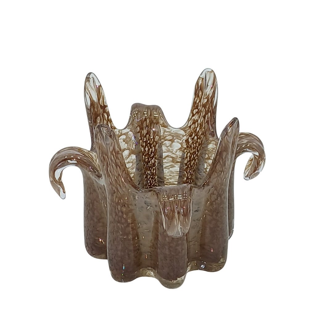 Dekoratif Cam Obje Kahve 11x14cm