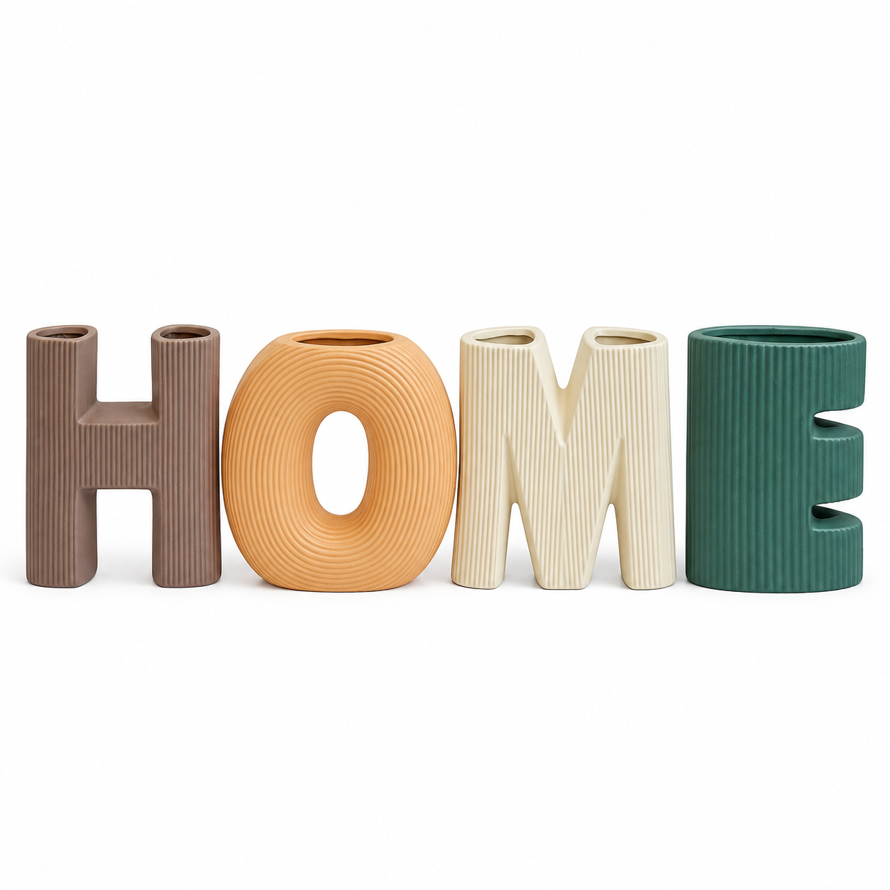 4lü Set Home Seramik Vazolar 15x52cm