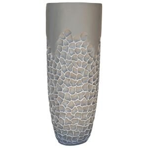 Ancona Büyük Vazo Taş Rengi 36x90cm