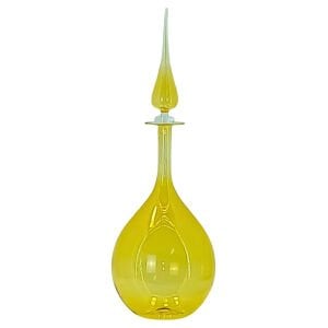 Fine Cam Şişe Sarı 11x34cm