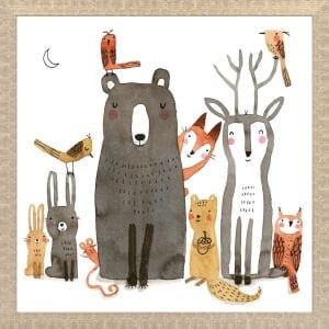 UV Animals Tablo 3| 60x60cm