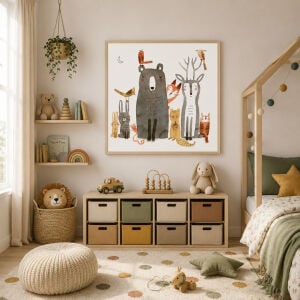 UV Animals Tablo 3| 60x60cm