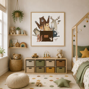 UV Animals Tablo 2| 60x60cm