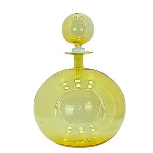 Fine Cam Şişe Sarı 15x20cm