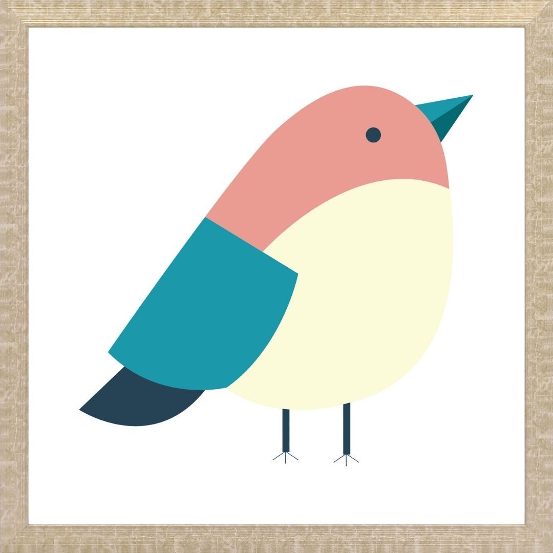 UV Minik Kuş Tablo 60x60cm