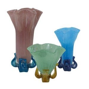 3lü Set Candy Cam Vazo 21x37cm