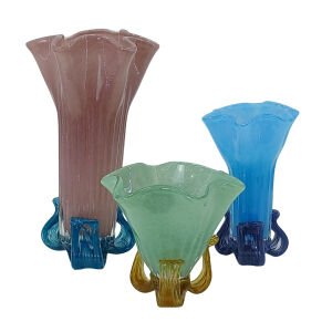 3lü Set Candy Cam Vazo 21x37cm