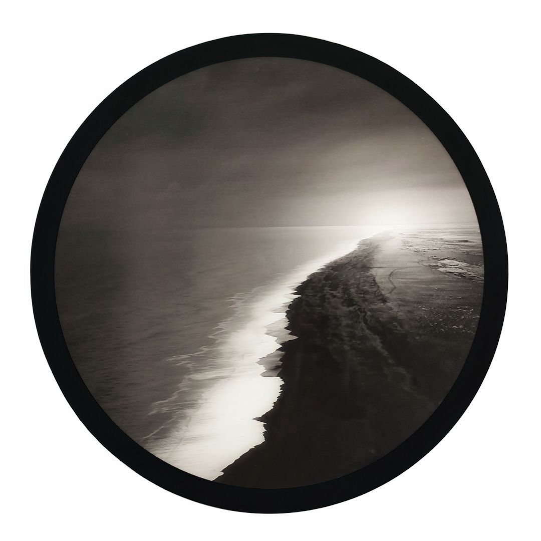 UV Daire Sahil Tablo 67cm