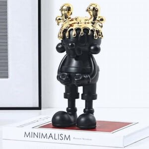 Mickey Boksör Obje Siyah 12x31cm