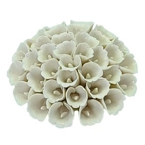 Seramik Çiçek Beyaz 5x15cm