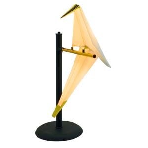 Ledli Kuşlu Abajur 40x72cm