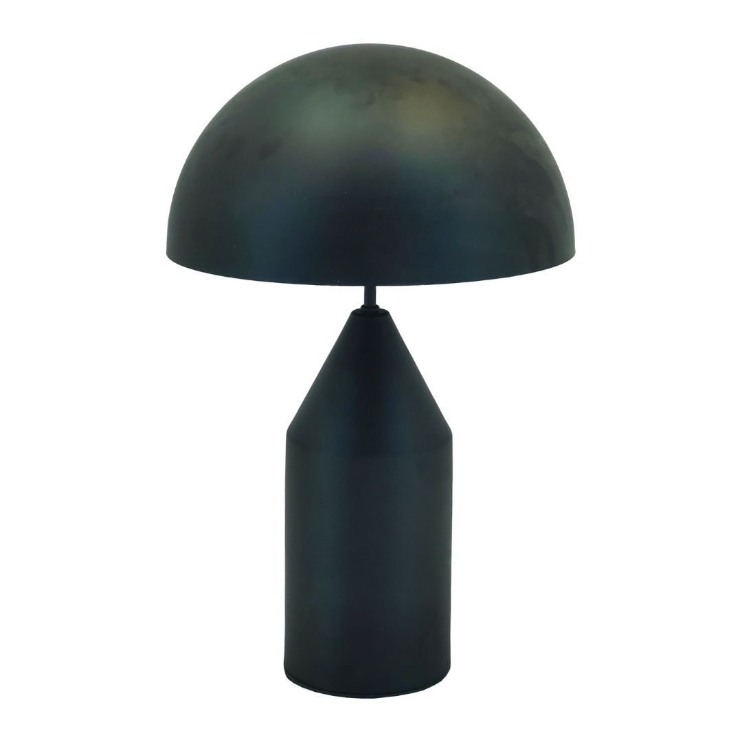 Mantar Abajur Siyah 28x46cm