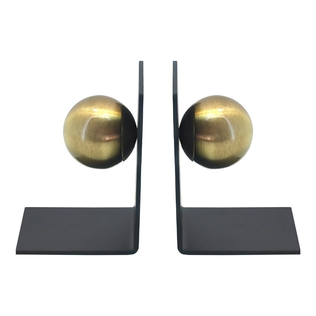 2li Set Metal Kitap Tutacağı Eskitme 13x18cm