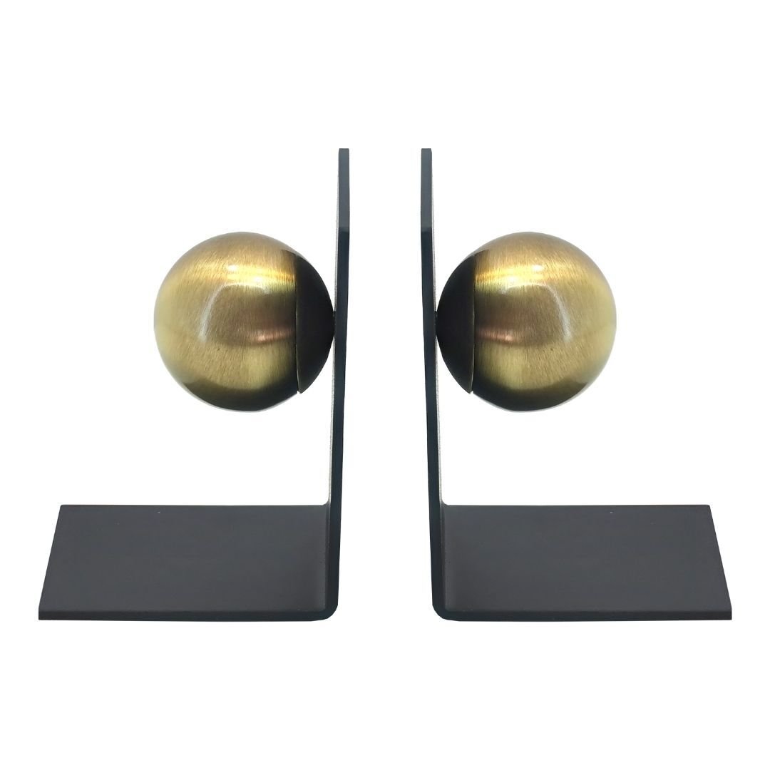 2li Set Metal Kitap Tutacağı Eskitme 13x18cm