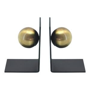 2li Set Metal Kitap Tutacağı Eskitme 13x18cm