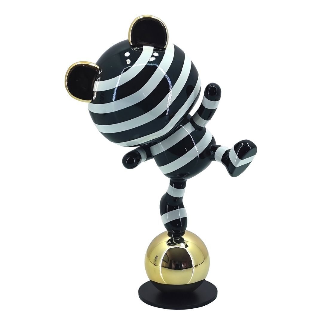 Çizgili Ayıcık Obje 23x36cm