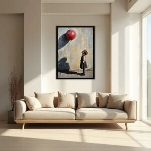 UV Balonlu Çocuk Tablo 75x105cm