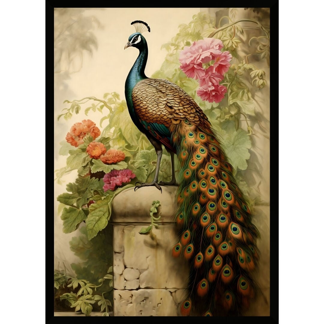 UV Tavus Kuşu Tablo 75x105cm