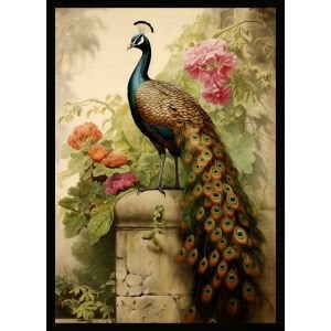 UV Tavus Kuşu Tablo 75x105cm