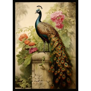 UV Tavus Kuşu Tablo 75x105cm