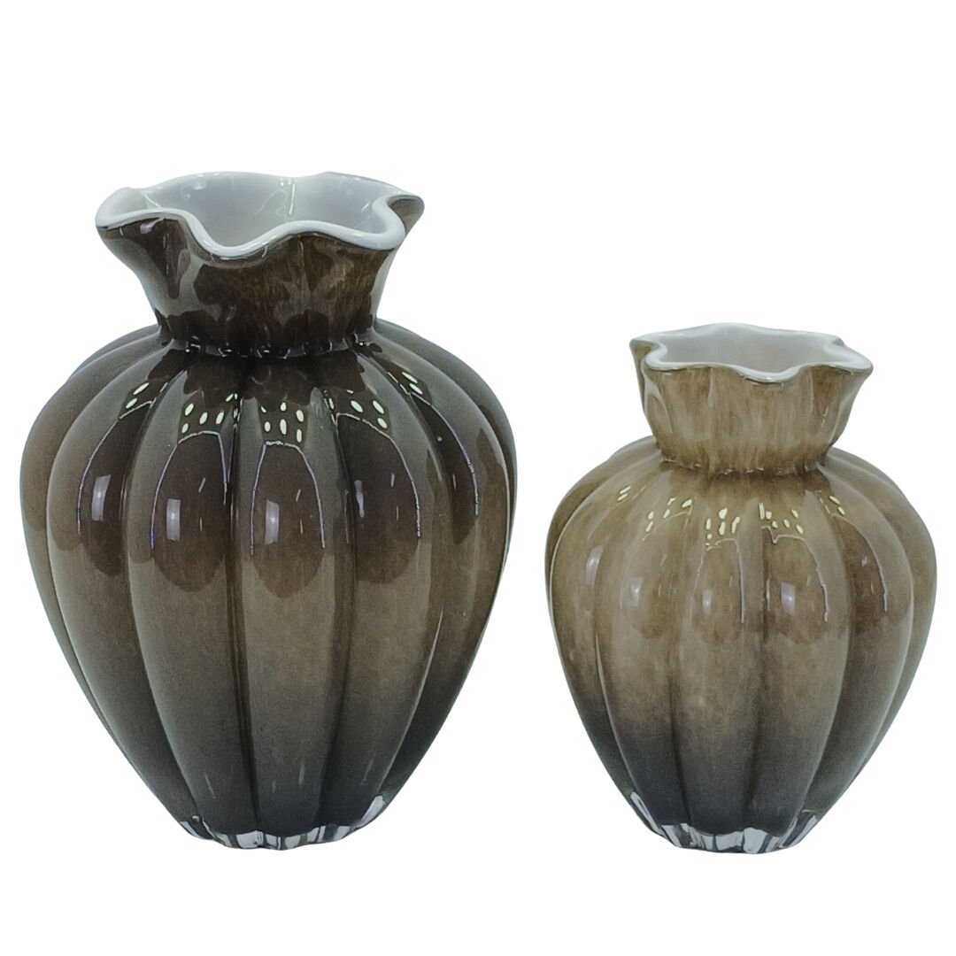 2li Set Cam Vazo 23x27cm