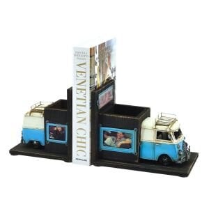Metal Minibüs Kitap Tututcu 17x38cm