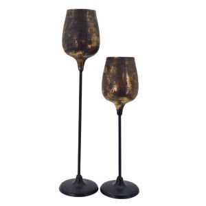 2li Set Telkari Kadeh Mumluk 14x62cm