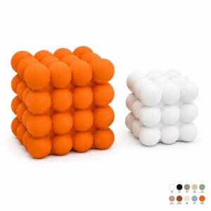 2li Set Toplu Küp 17x17cm