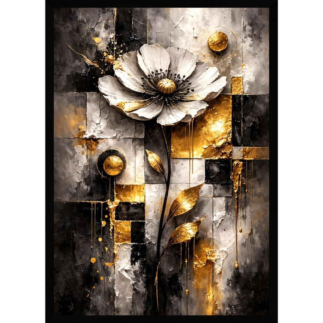 UV Çiçekli Tablo 75x105cm