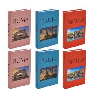 12 li Set Küçük Kitap Kutu 13x21cm