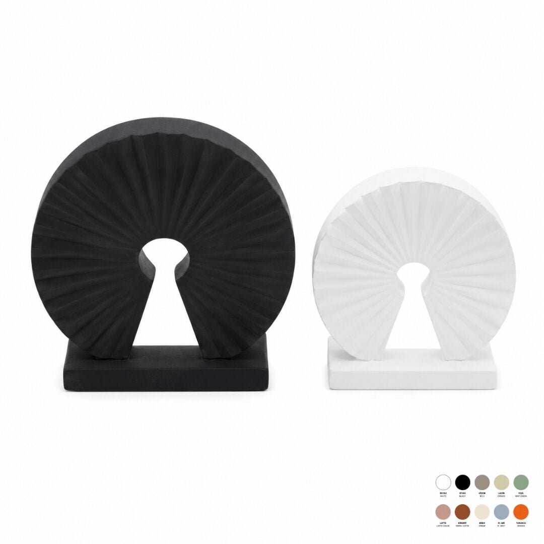 2li Set Yelpaze Obje 25x27cm