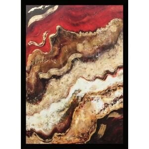 Abstre Soyut Tuval Tablo 75x105cm