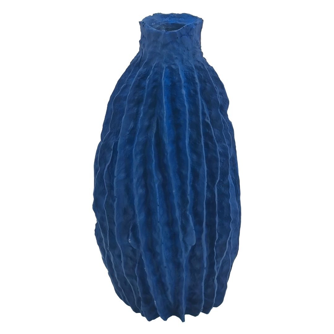 Mercan Vazo Mavi 14x28cm