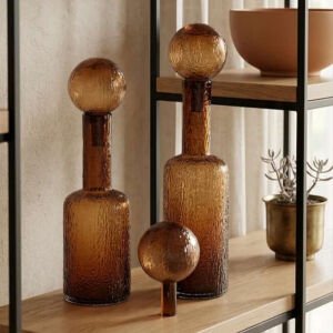 2li Set Cam Şişe 12x50cm