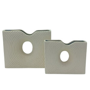 2li Set Seramik Vazo 20x25cm
