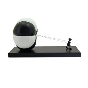 Balon Taşıyan Adam 22x38cm