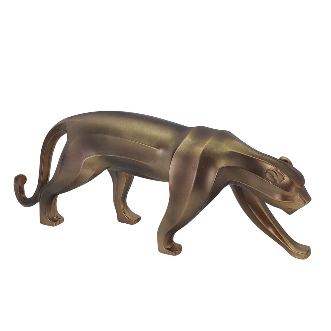 Panter Obje Bronz 15x40cm