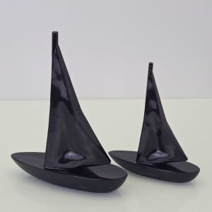 2li Set Yelkenli Obje 19x22cm