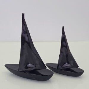 2li Set Yelkenli Obje 19x22cm