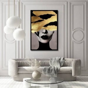 Epoksi Soyut Tablo 85x125cm