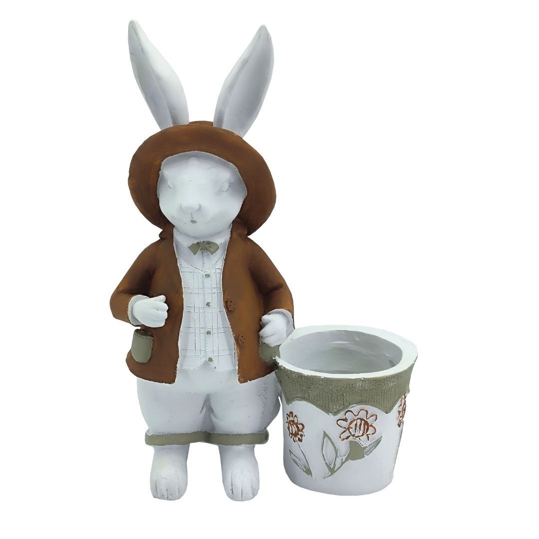 Sepetli Tavşan 19x29cm