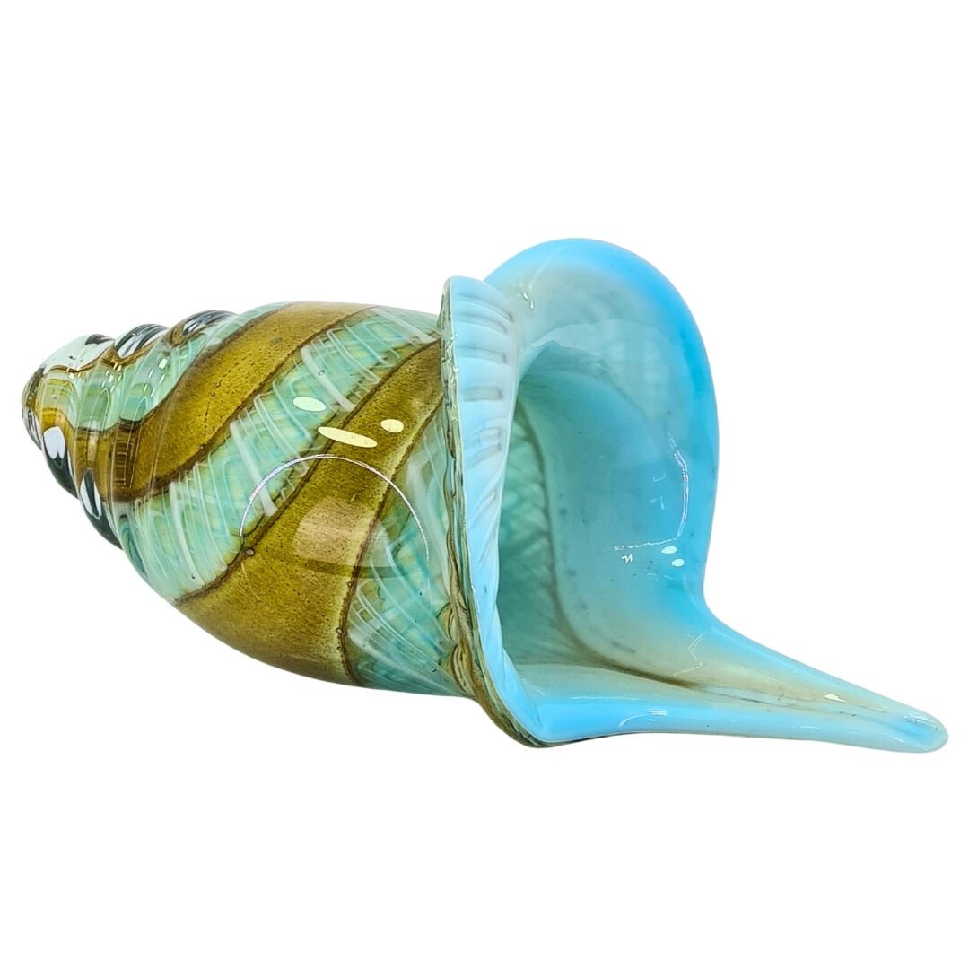 Deniz Kabuğu Obje Mavi 13x33cm