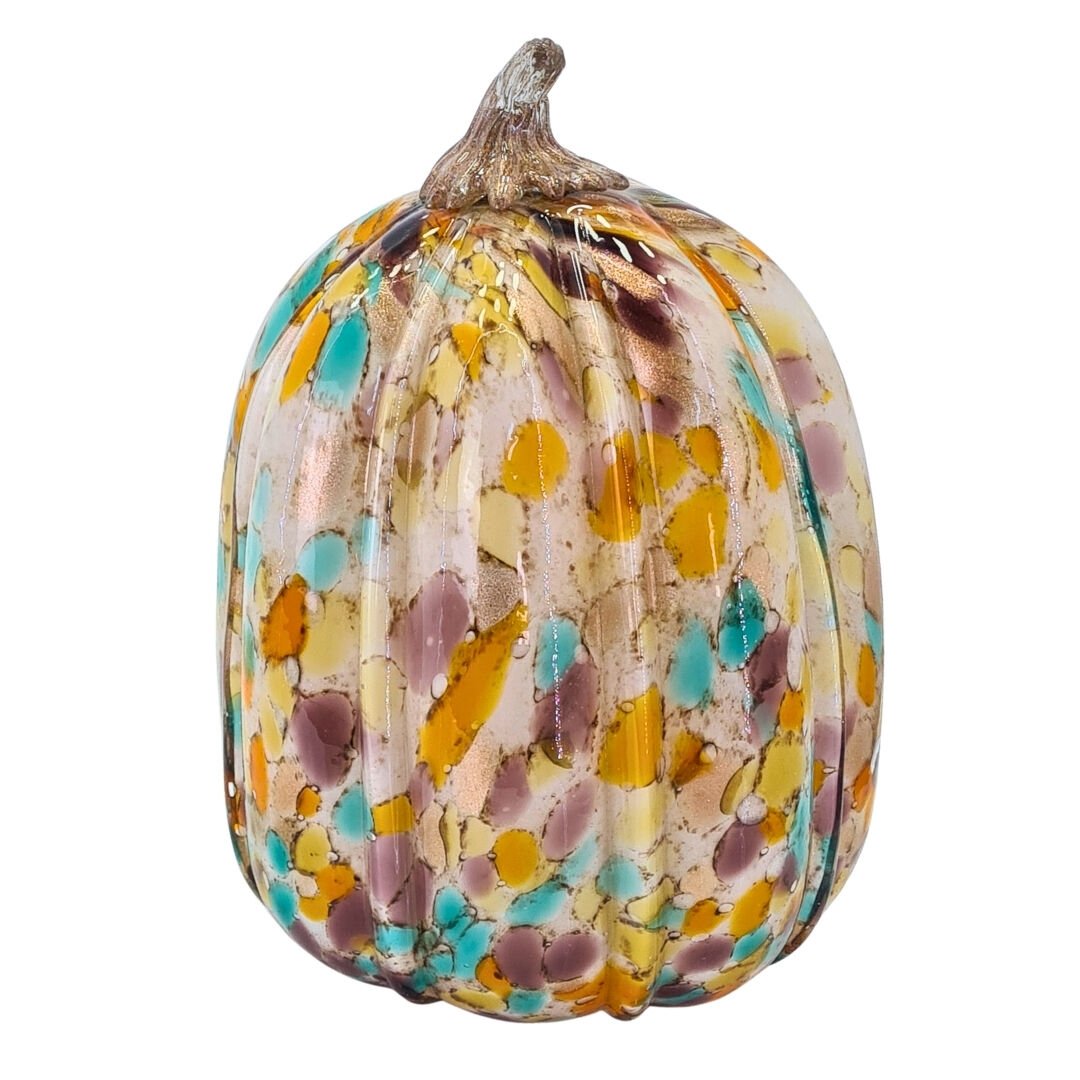 Cam Renkli Kabak Obje-1 19x25cm