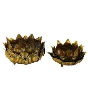 2li Set Padova Metal Obje 16x31cm