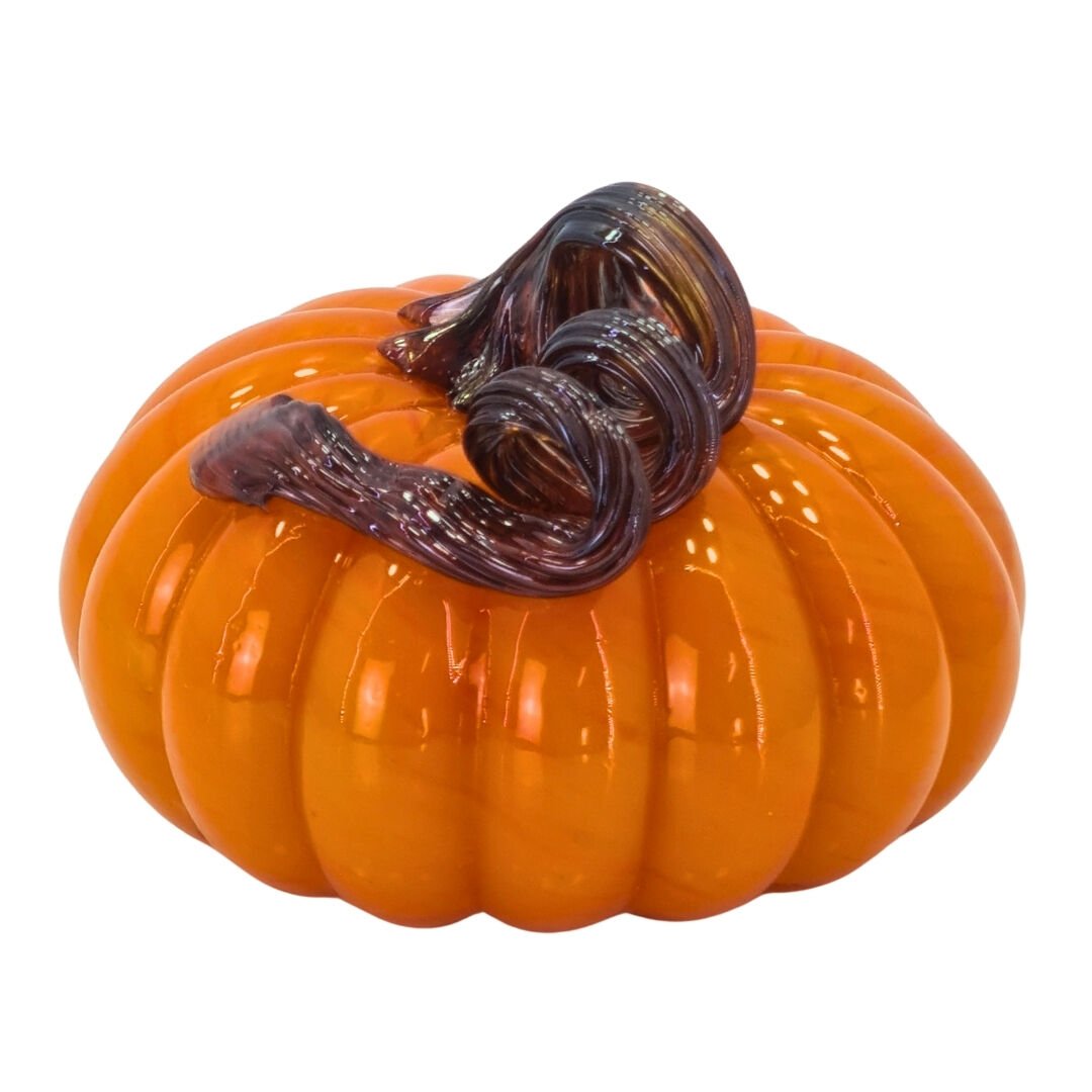 Cam Turuncu Kabak  Obje-4 9x13cm